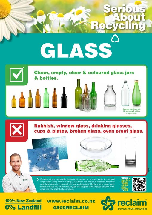 Reclaim Glass Advisory Poster