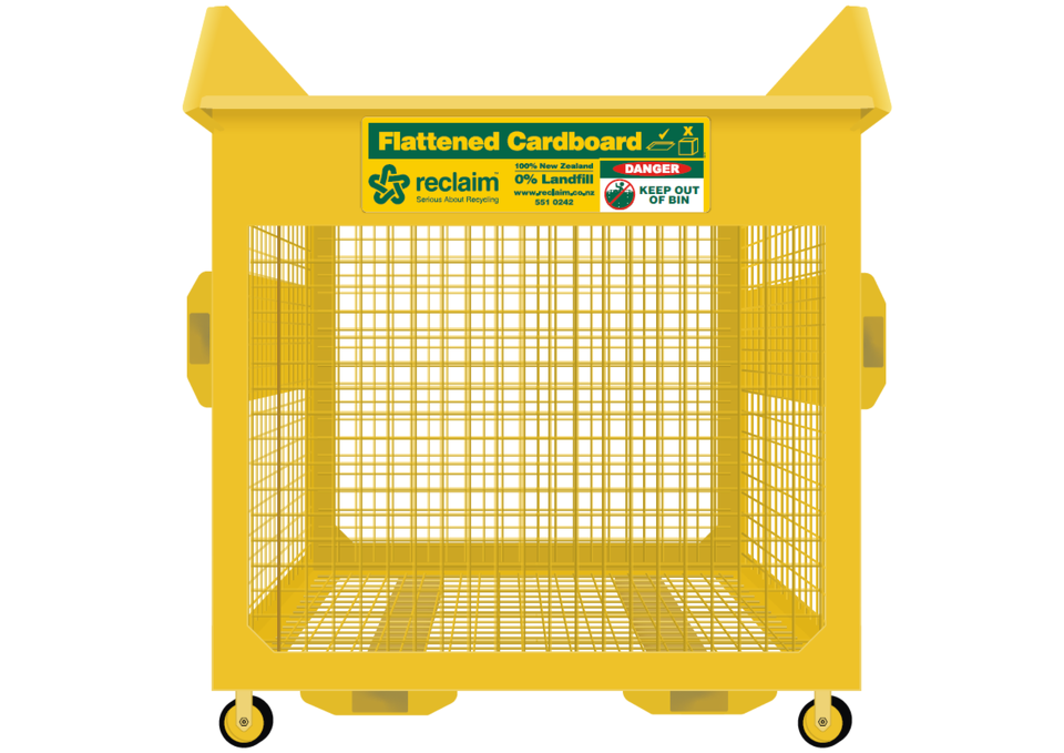 6m³ Steel Cage for cardboard recycling