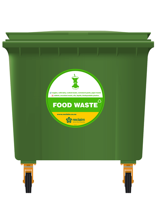 660L Wheelie Food Waste Bin
