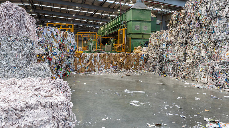 Shredded Paper Recycling