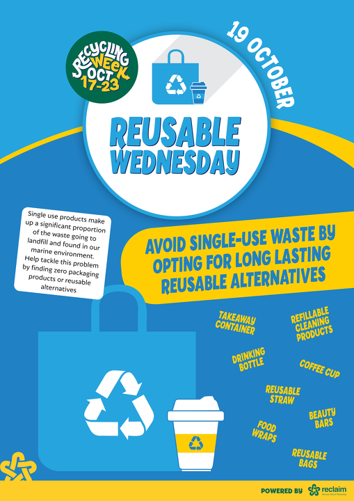 Reclaim Recycling Week Posters Wed